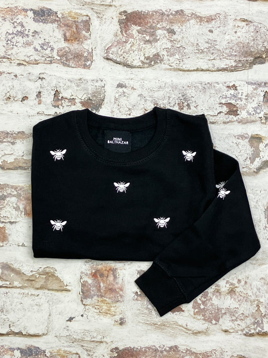 Children's miniature bee sweatshirt - 5-6years