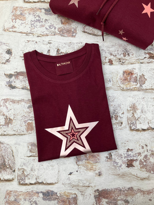 Triple star t-shirt - customisable