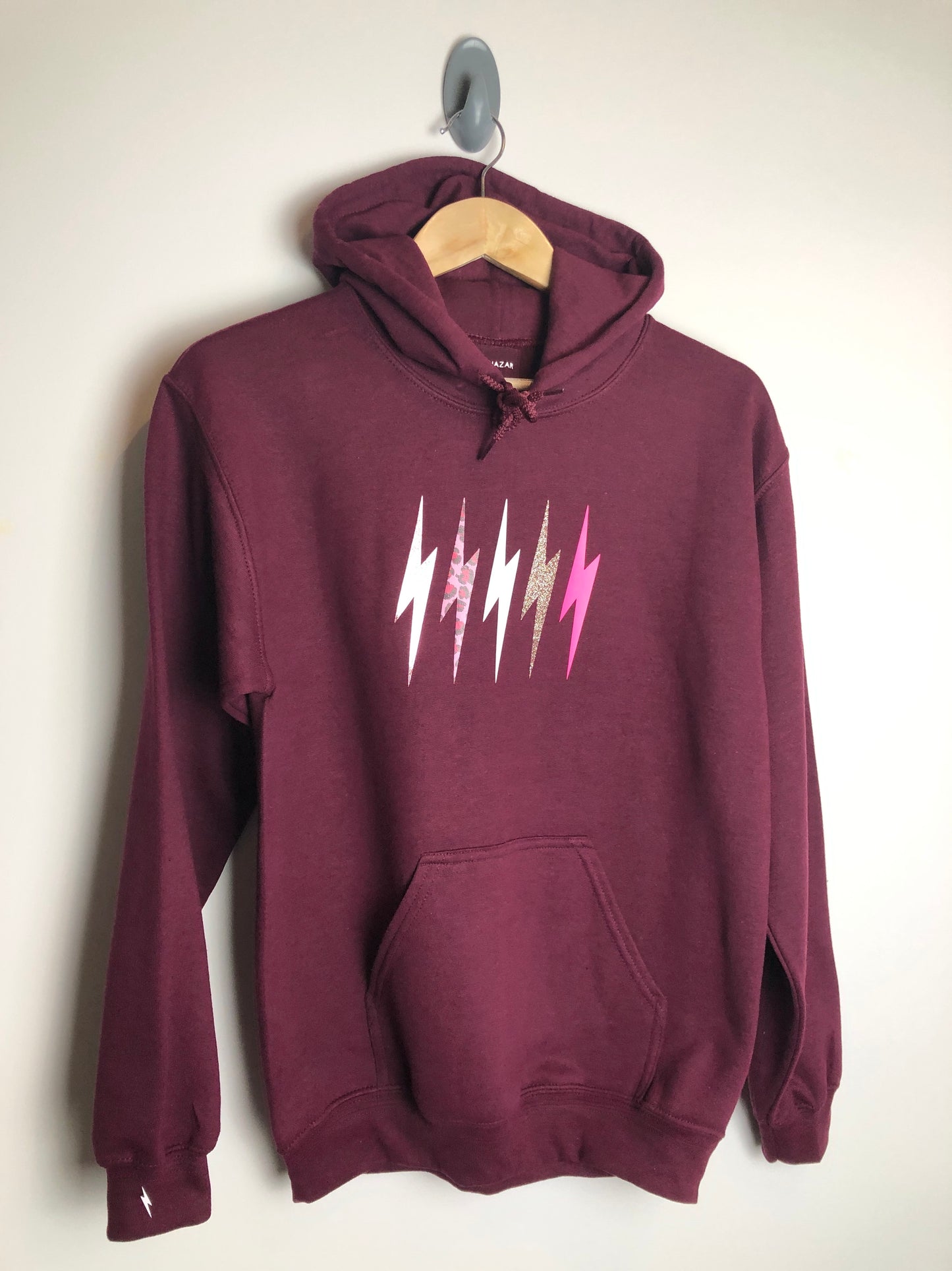 LOVE mix lightning bolt hoody