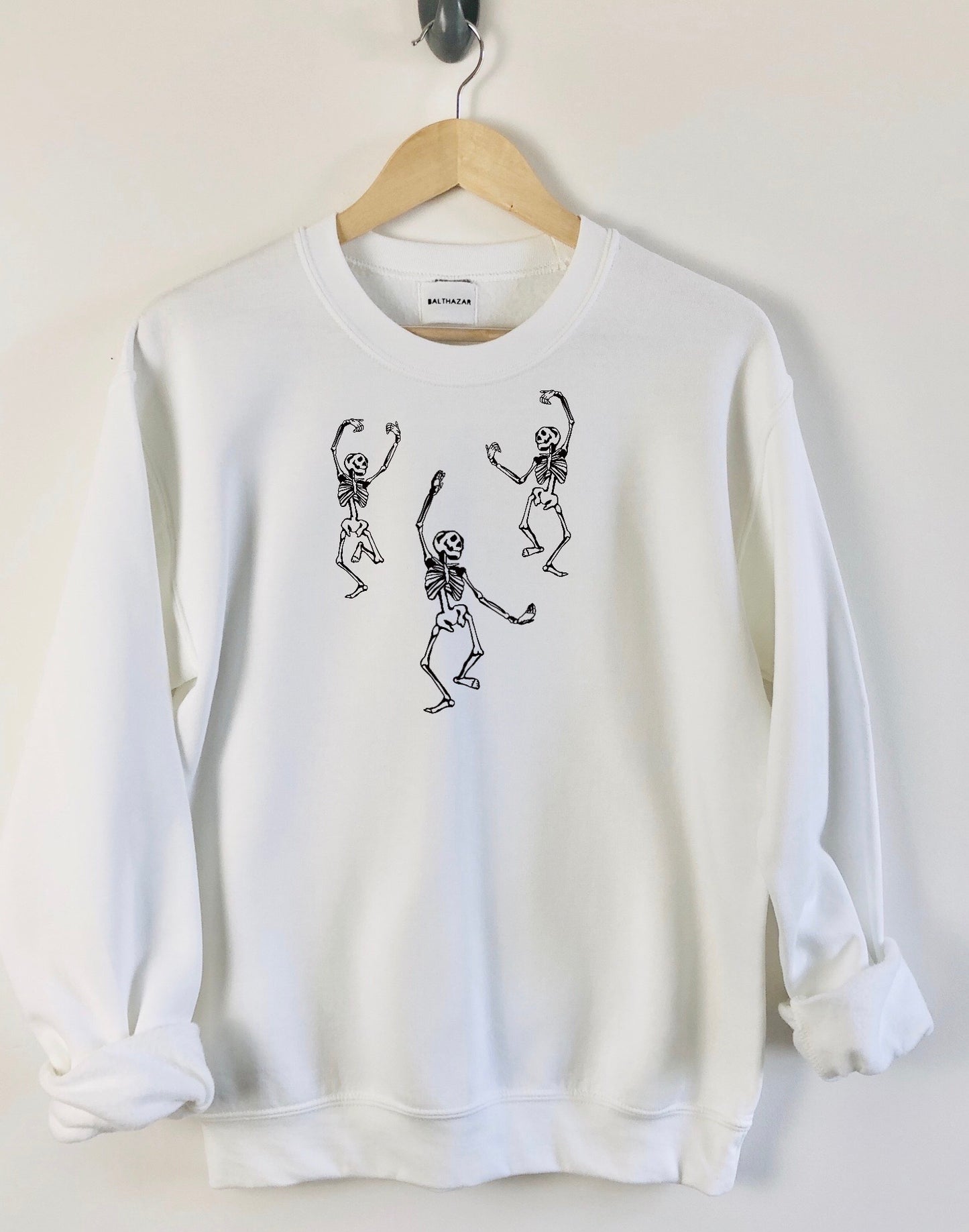 Dancing skeleton trio sweatshirt