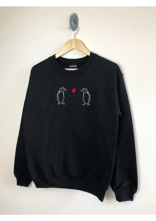 Origami Penguin love sweatshirt