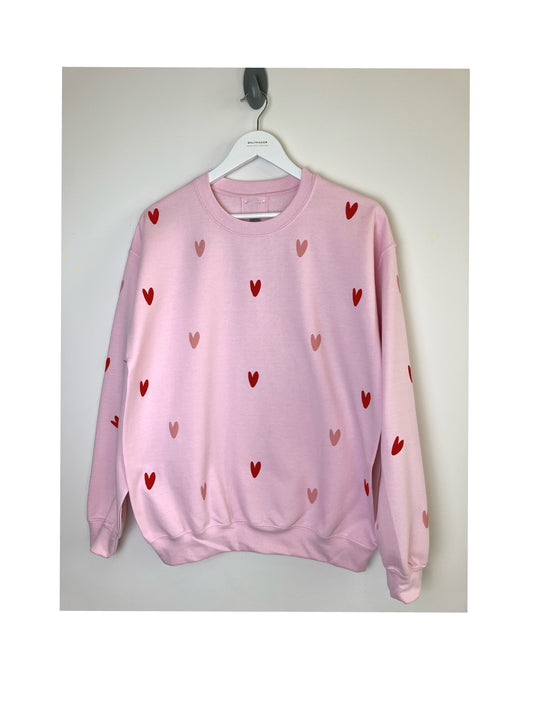 Miniature abstract heart sweatshirt - customisable